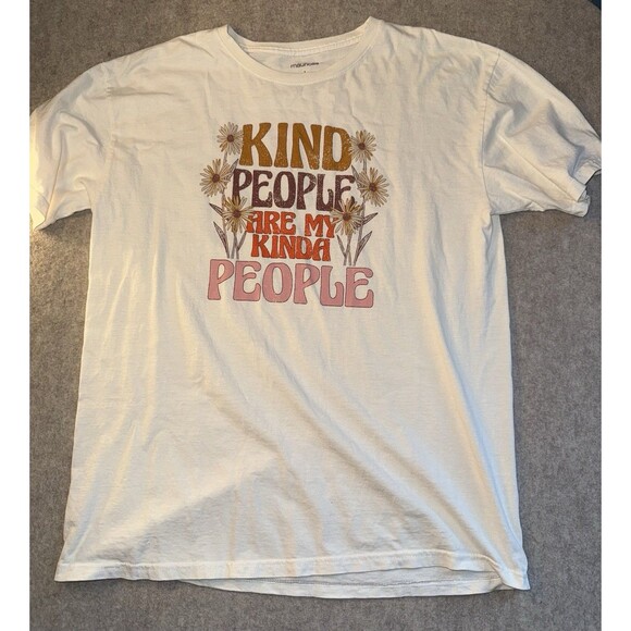 Maurice’s Graphic T, White With Orange Graphic Size Large RN51783 - Picture 1 of 6